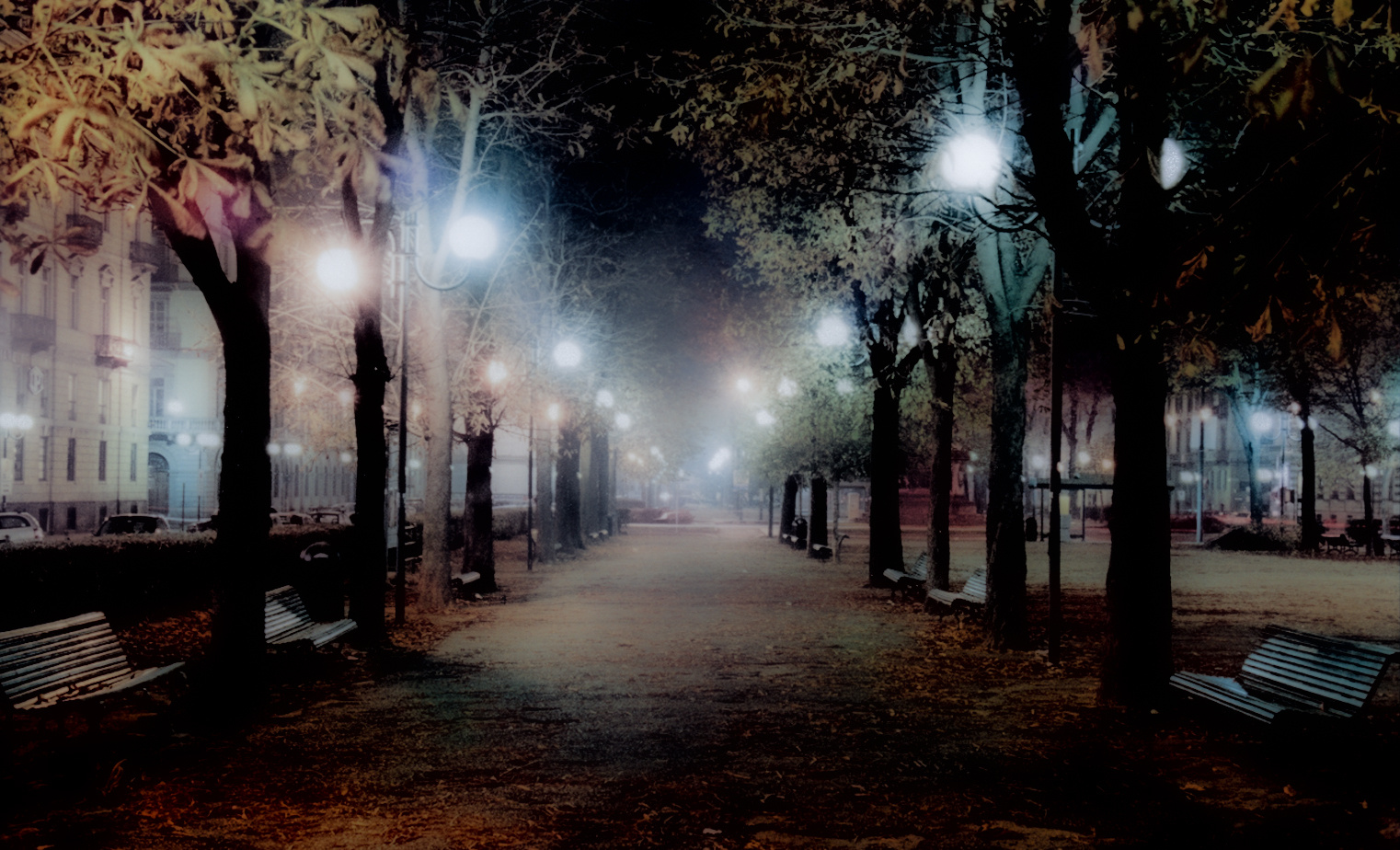 2001/11 - Torino P.zza Solferino - Turin Night Light