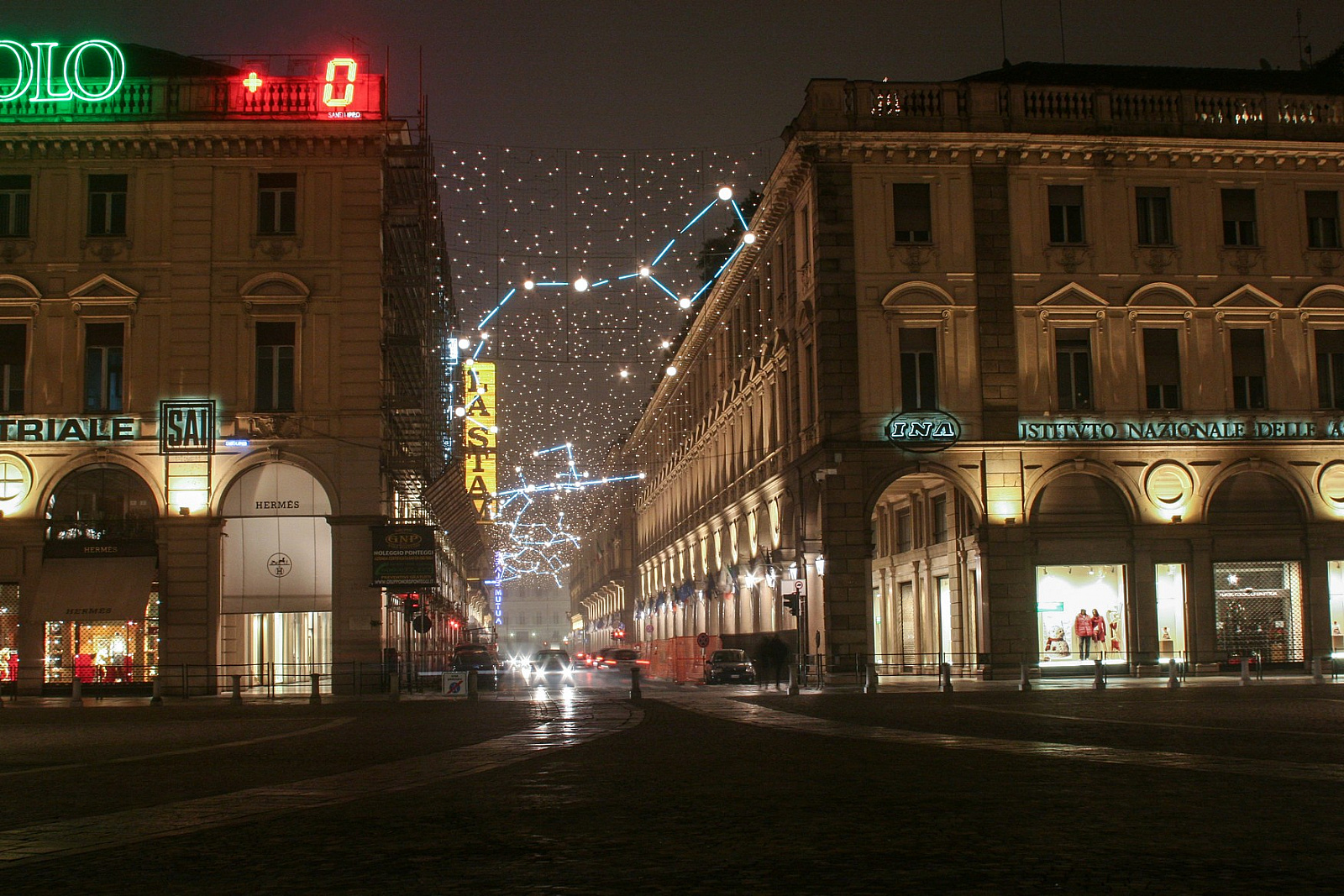 2006/12 - Torino P.zza San Carlo - Turin Night Light