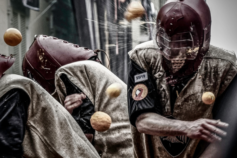 Ivrea (TO) - Storico Carnevale - 2023 - Ivrea (TO) Battaglia delle arance