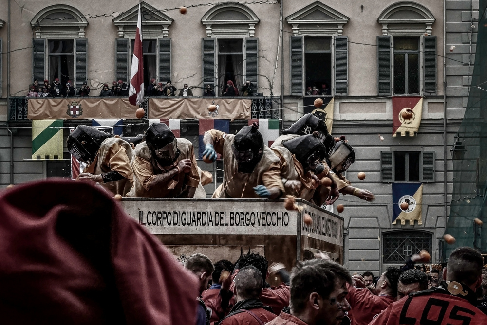 Ivrea (TO) - Storico Carnevale - 2023 - Ivrea (TO) Battaglia delle arance