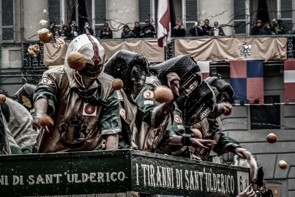 Ivrea (TO) - Storico Carnevale - 2023 - Ivrea (TO) Battaglia delle arance