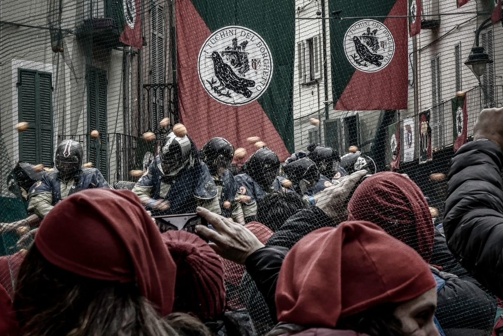 Ivrea (TO) - Storico Carnevale - 2023 - Ivrea (TO) Battaglia delle arance