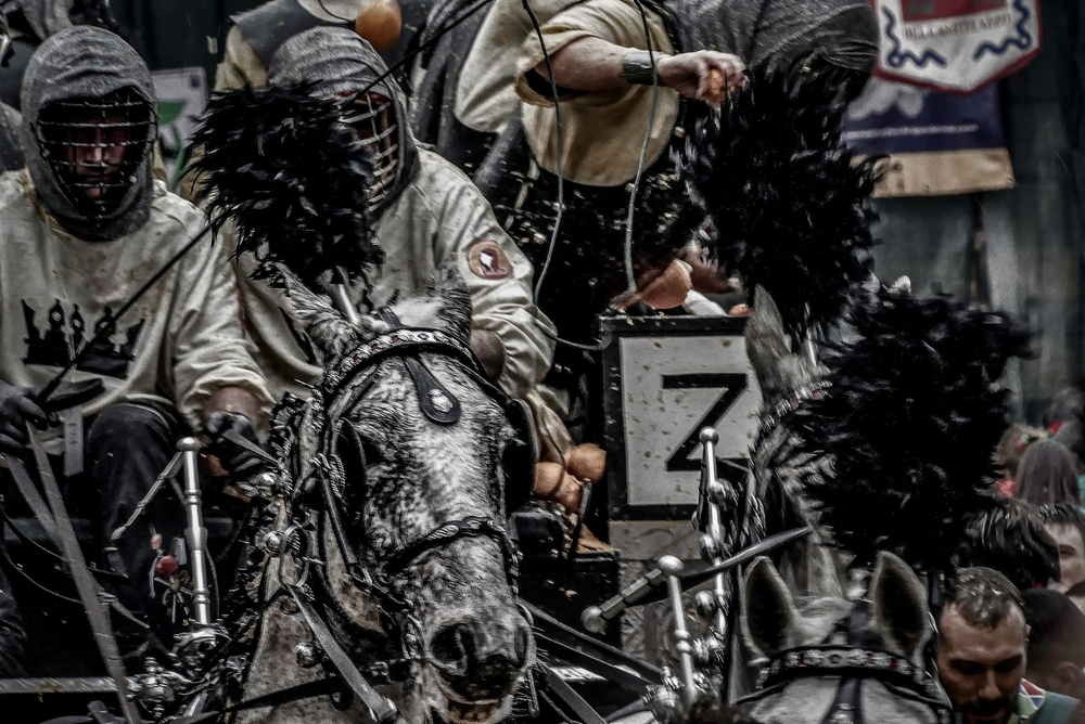 Ivrea (TO) - Storico Carnevale - 2023 - Ivrea (TO) Battaglia delle arance