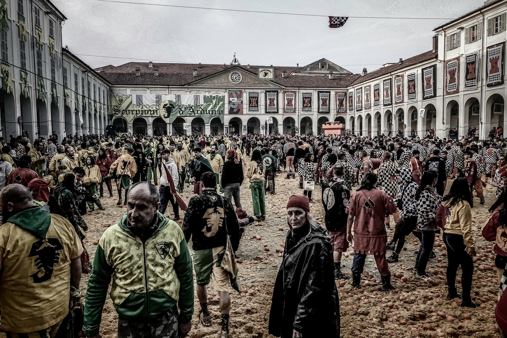 Ivrea (TO) - Storico Carnevale - 2023 - Ivrea (TO) Battaglia delle arance